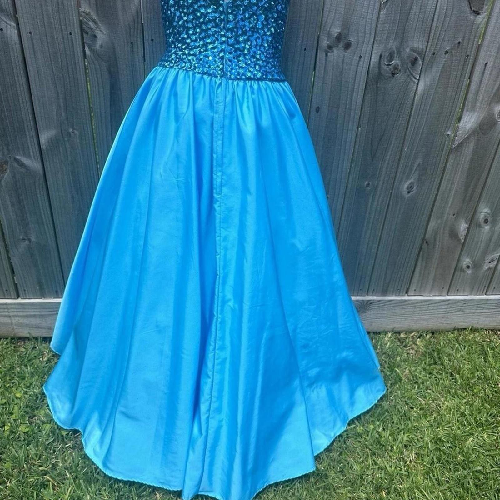 Other Blue sequin formal dress #promdress #formalwear Size S / US 4 / IT 40 - 4 Thumbnail