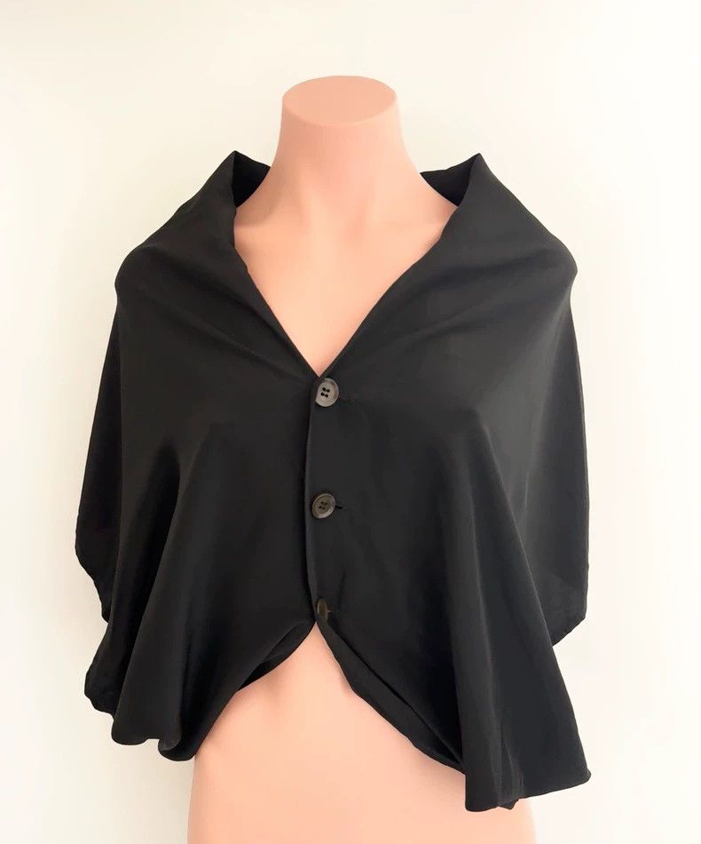 Y's Y's size 3 Transformable shawl blouse shirt Size M / US 6-8 / IT 42-44 - 1 Thumbnail