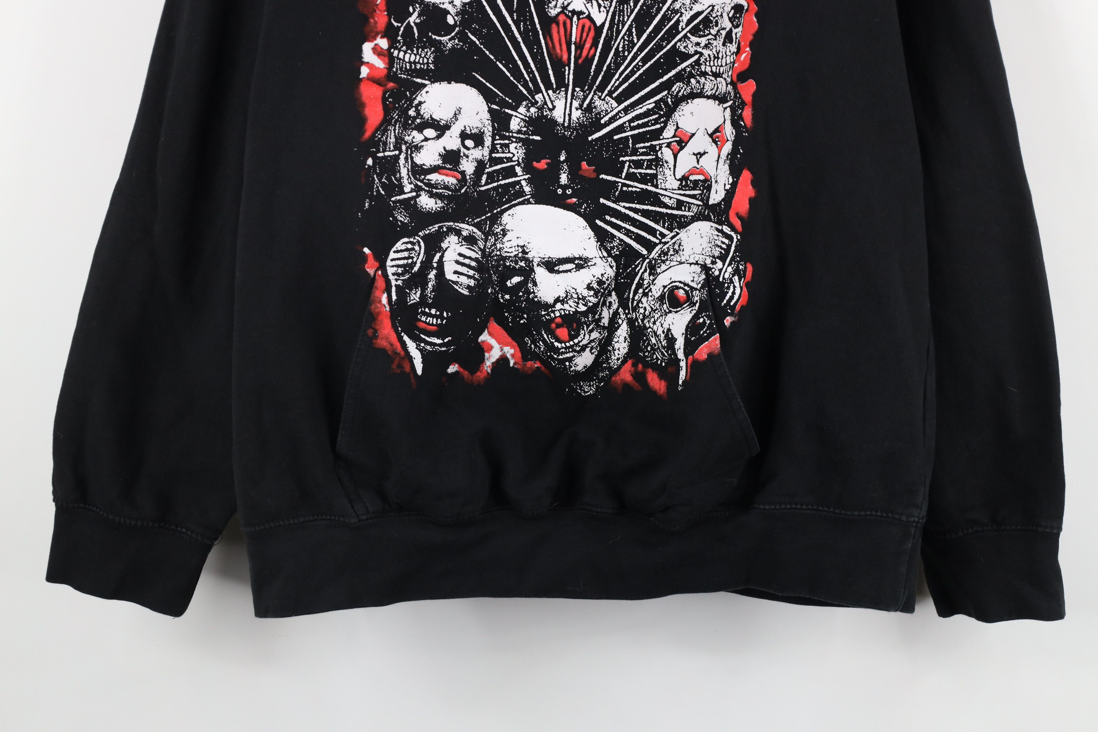 Vintage Vintage Spell Out Slipknot Band Hoodie Sweatshirt Black Size US L / EU 52-54 / 3 - 3 Thumbnail