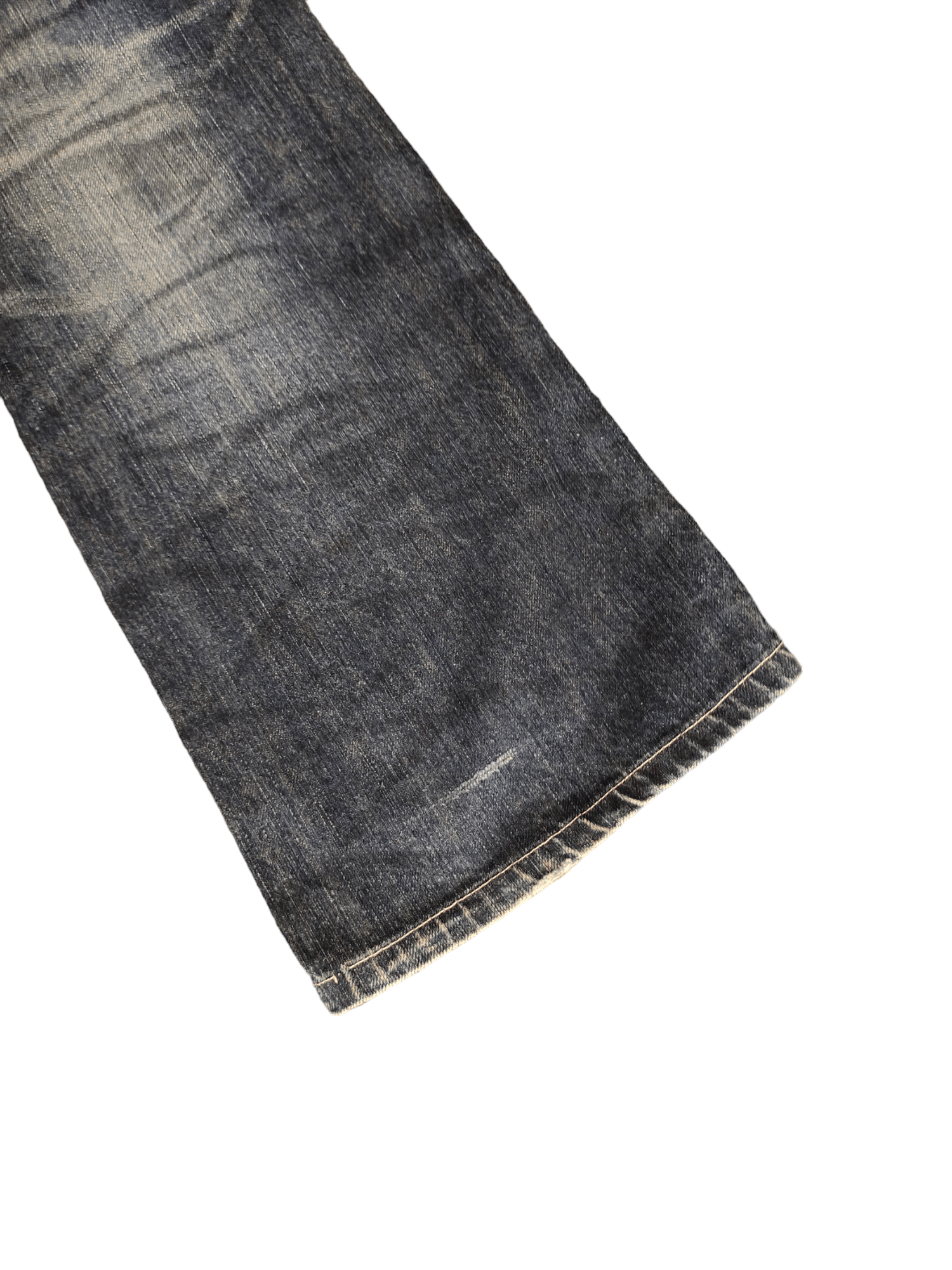 Kapital Flare Jeans Blue Way Clawmark Distress Faded Denim Bootcut Size US 32 / EU 48 - 18 Thumbnail