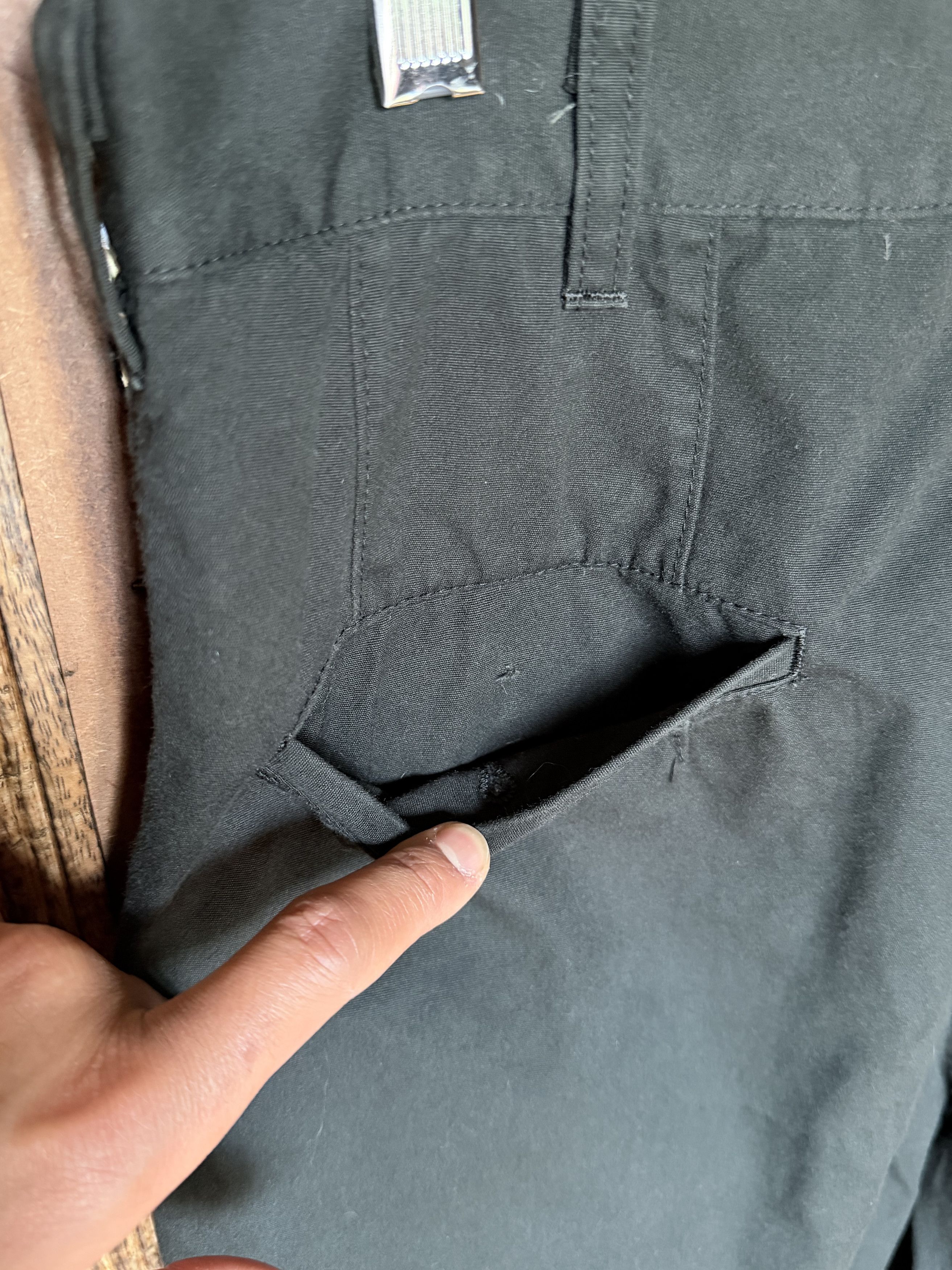 Comme des Garcons Homme COMME DES GARCONS HOMME Drop-Crotch Trousers Size US 30 / EU 46 - 3 Thumbnail