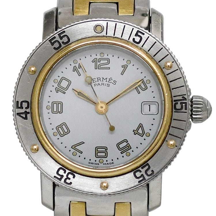 Hermes HERMES Watches White Metal Size ONE SIZE - 1 Thumbnail