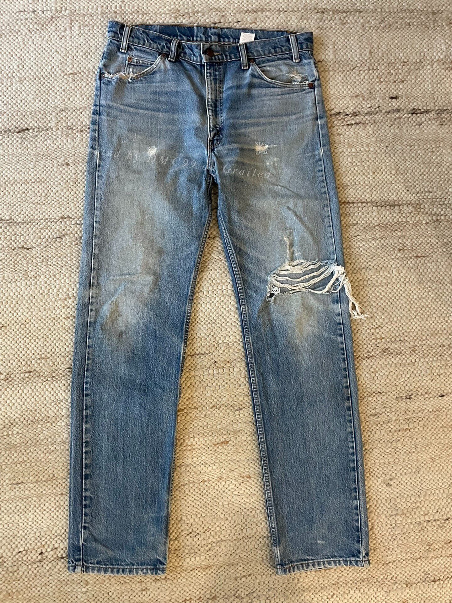 Levi's Vintage Clothing Levi's Vintage 505 Distressed Jeans Size US 30 / EU 46 - 1 Thumbnail