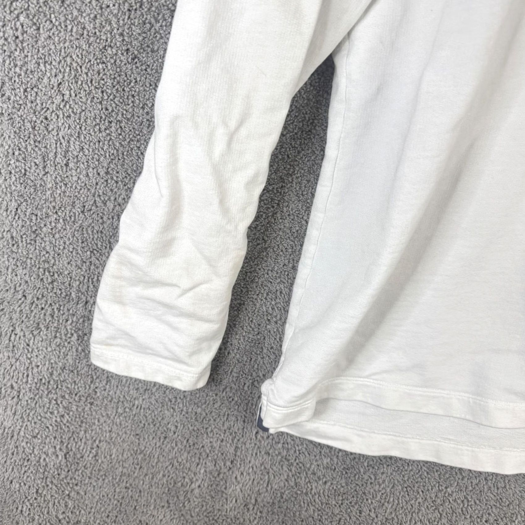 Vintage L.L.Bean Shirt Mens XL White Long Sleeve Henley Logo Cotton Pullover Tee Size US XL / EU 56 / 4 - 2 Thumbnail