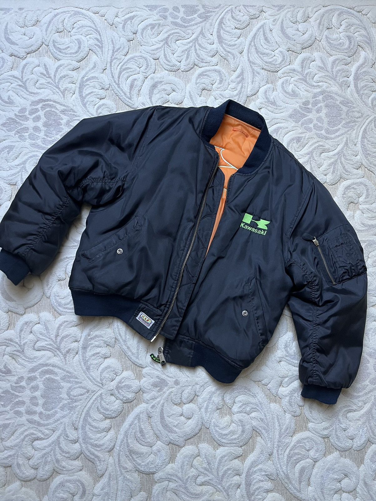 Vintage Kawasaki Racing Jacket Size US L / EU 52-54 / 3 - 1 Thumbnail