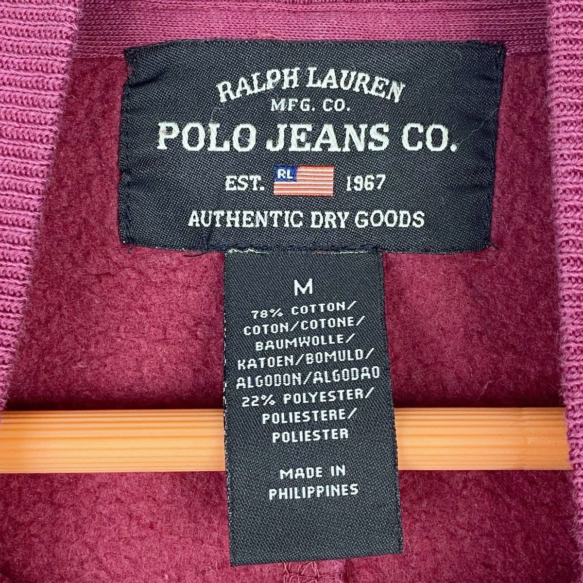 Polo Ralph Lauren Polo Jeans Denimwear Full zip Sweatshirt Crewneck Jumper Size US L / EU 52-54 / 3 - 5 Thumbnail