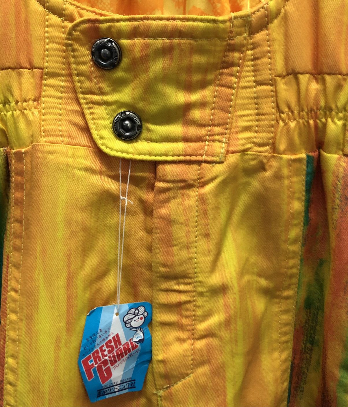 Ellesse × Goldwin Vintage Ellesse Neon Ski Bib Overalls JASPO S Made in Japan Size US 30 / EU 46 - 6 Thumbnail