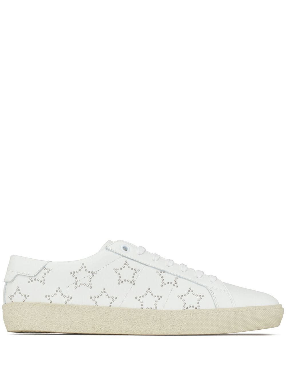 image of Saint Laurent Paris O1W1Db10324 Court Classic Sl/06 California Sneakers In White, Men's (Size 13)
