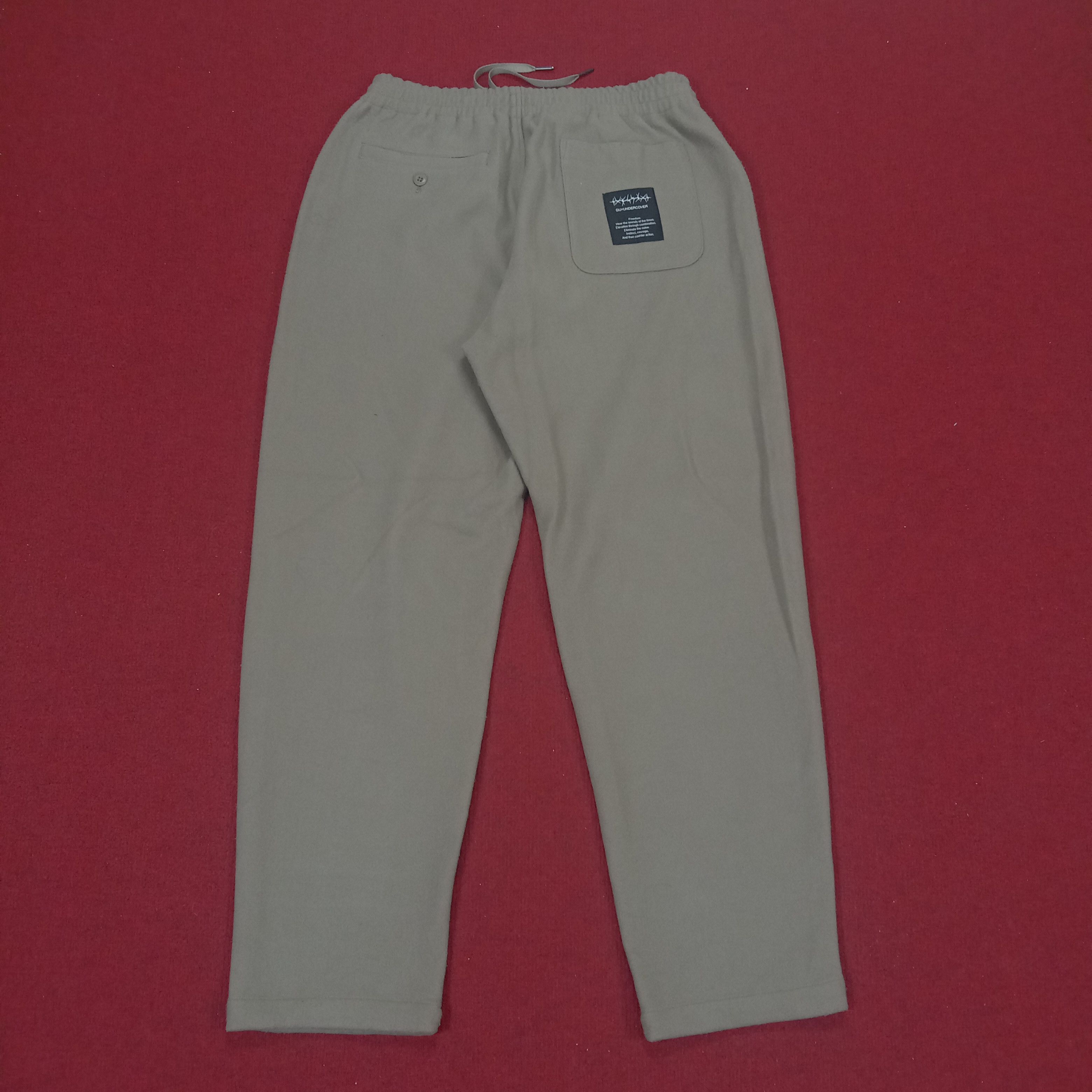 GU GU X Undercover Japanese Brand Streetwear Sweatpants Size US 30 / EU 46 - 4 Thumbnail