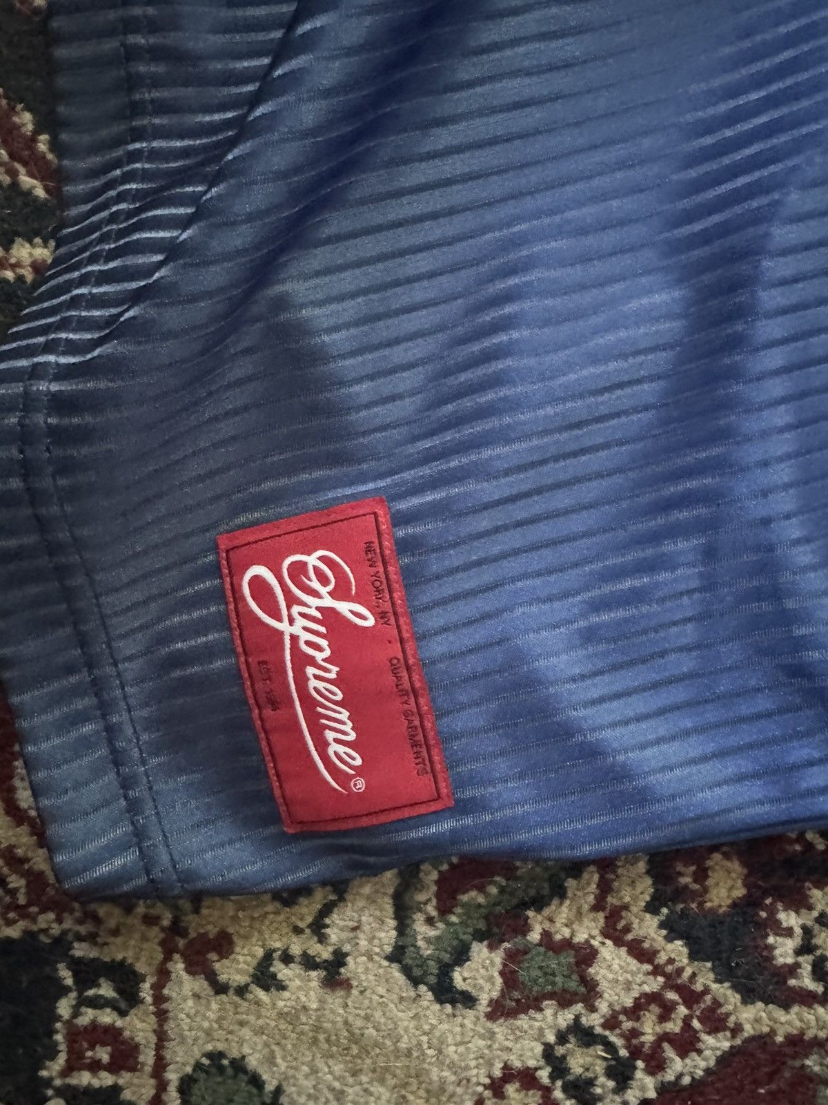 Supreme Supreme Gradient Mesh Stripe Short Size US 31 - 3 Thumbnail