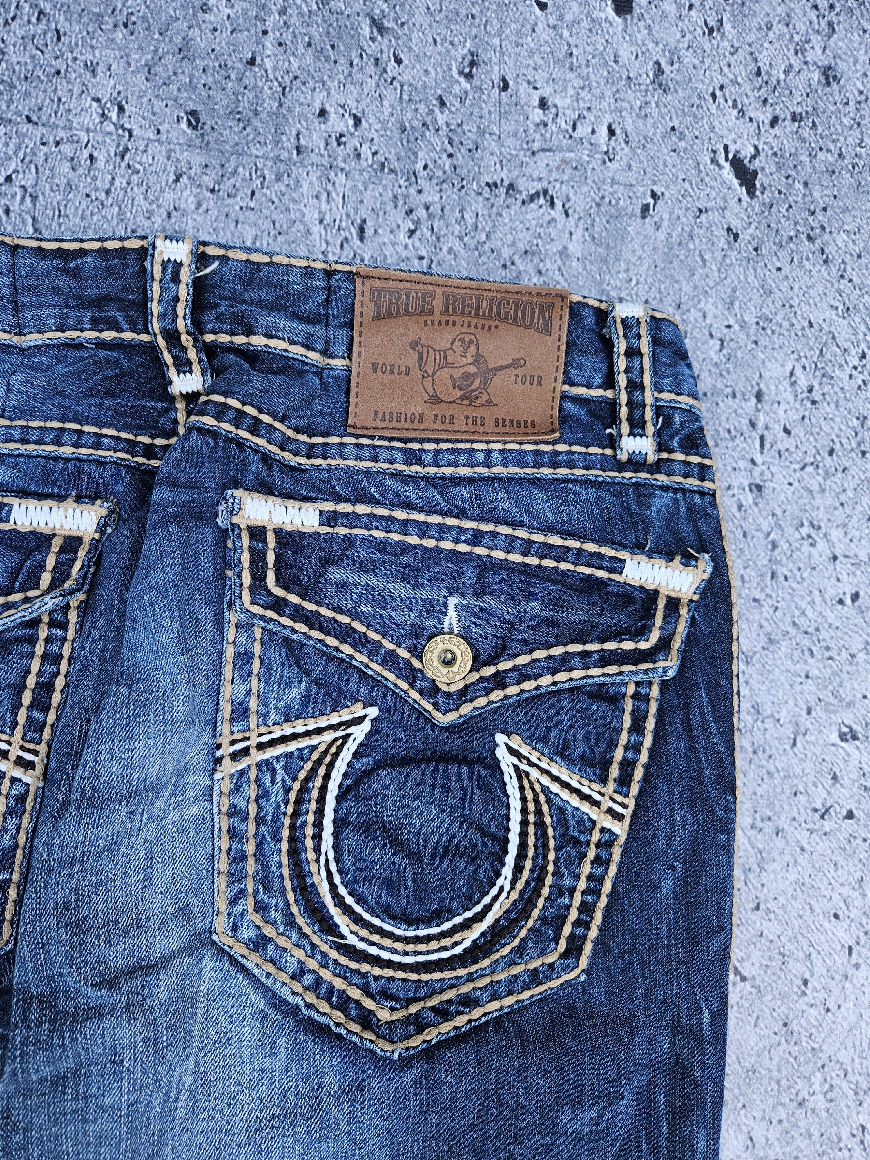 True Religion True religion back flap contrast stitch washed denim Size US 34 / EU 50 - 7 Thumbnail