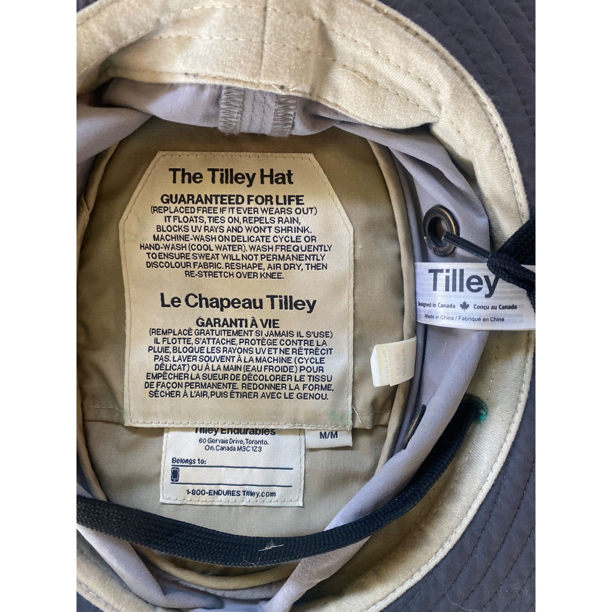 Tilley Tilley Nomad Hat Vintage, Hard to Find, 2 Tone Gray, Medium Size ONE SIZE - 7 Thumbnail