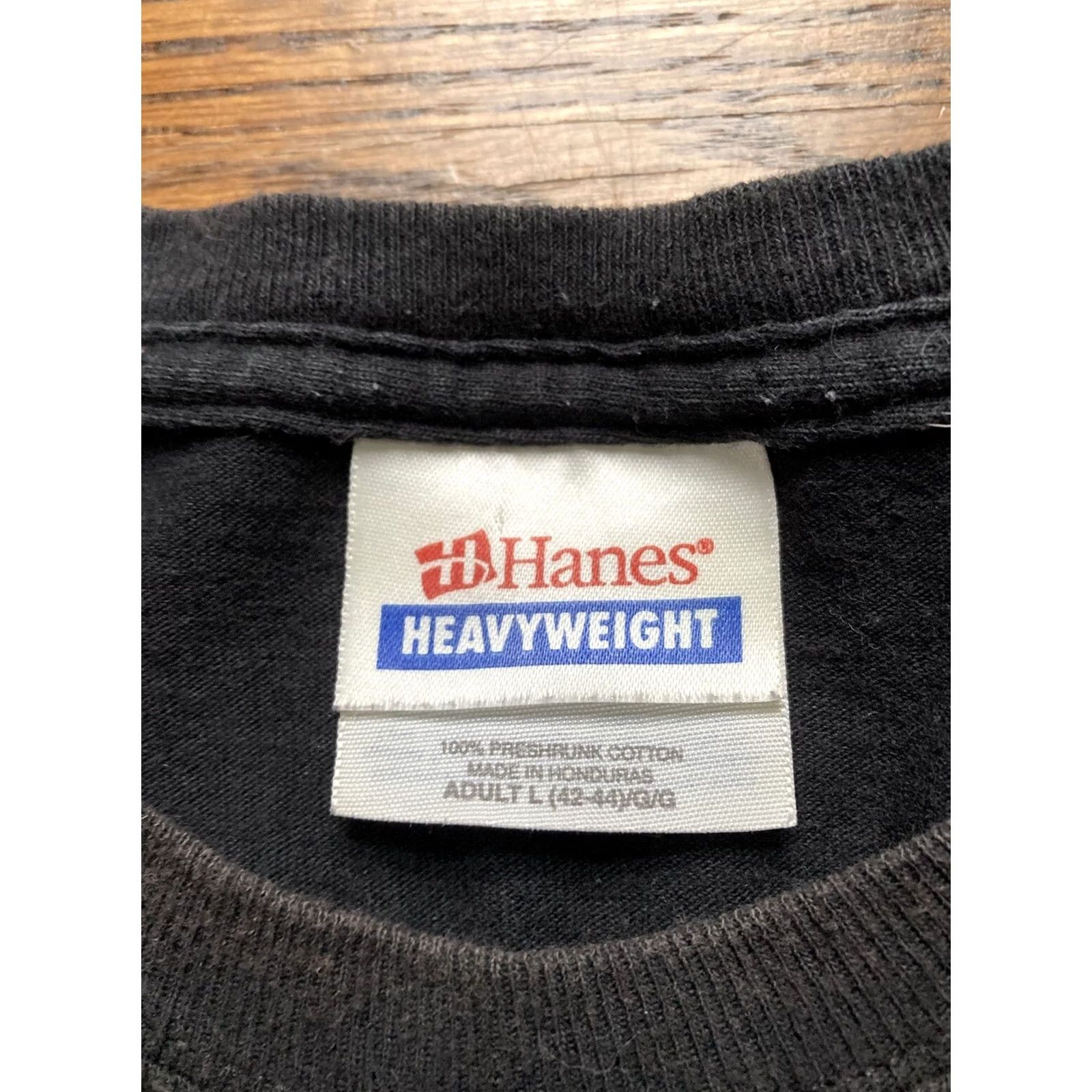 Hanes VINTAGE Hanes Motorcycle T-Shirt Mens Large Black Double-Sided 2005 Trail Of Tears Rally Shirt Size US L / EU 52-54 / 3 - 3 Thumbnail