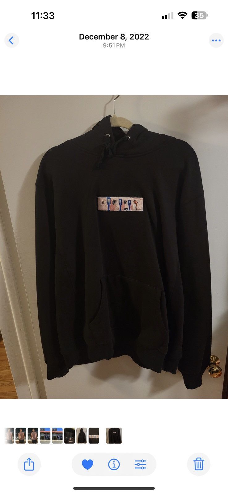 Derschutze Derschutzd Alien Hoodie Seeatshirt Size US XL / EU 56 / 4 - 1 Thumbnail