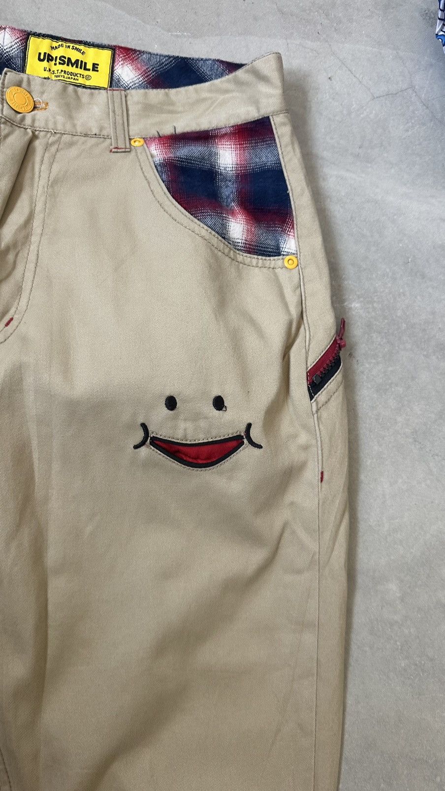 Vintage UP SMILE ZIPPED BACK SMILE PANT Size US 30 / EU 46 - 5 Thumbnail