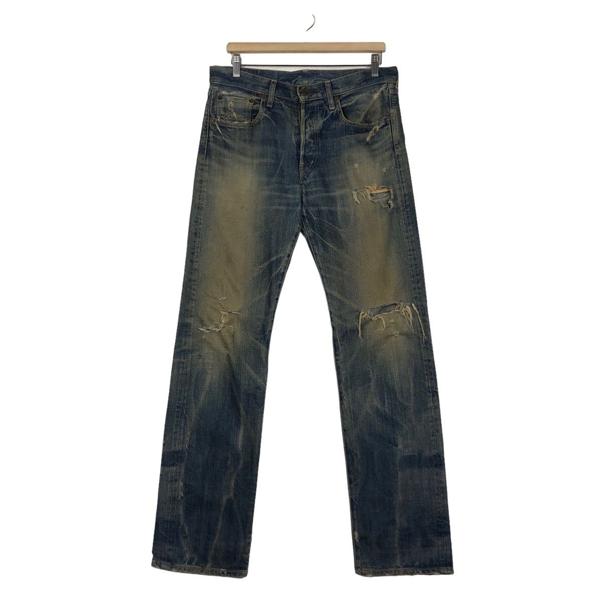 Japanese Brand 🔥VINTAGE SELVEDGES DENIM JEANS DOMINGO LTD CO JAPAN MADE Size US 34 / EU 50 - 1 Thumbnail