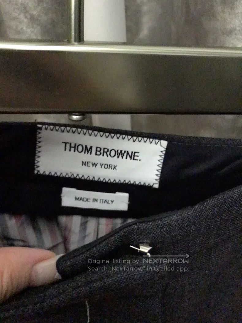 Thom Browne Thom Browne Dark grey denim skirt Size 24" / US 00 / IT 34 - 2 Thumbnail