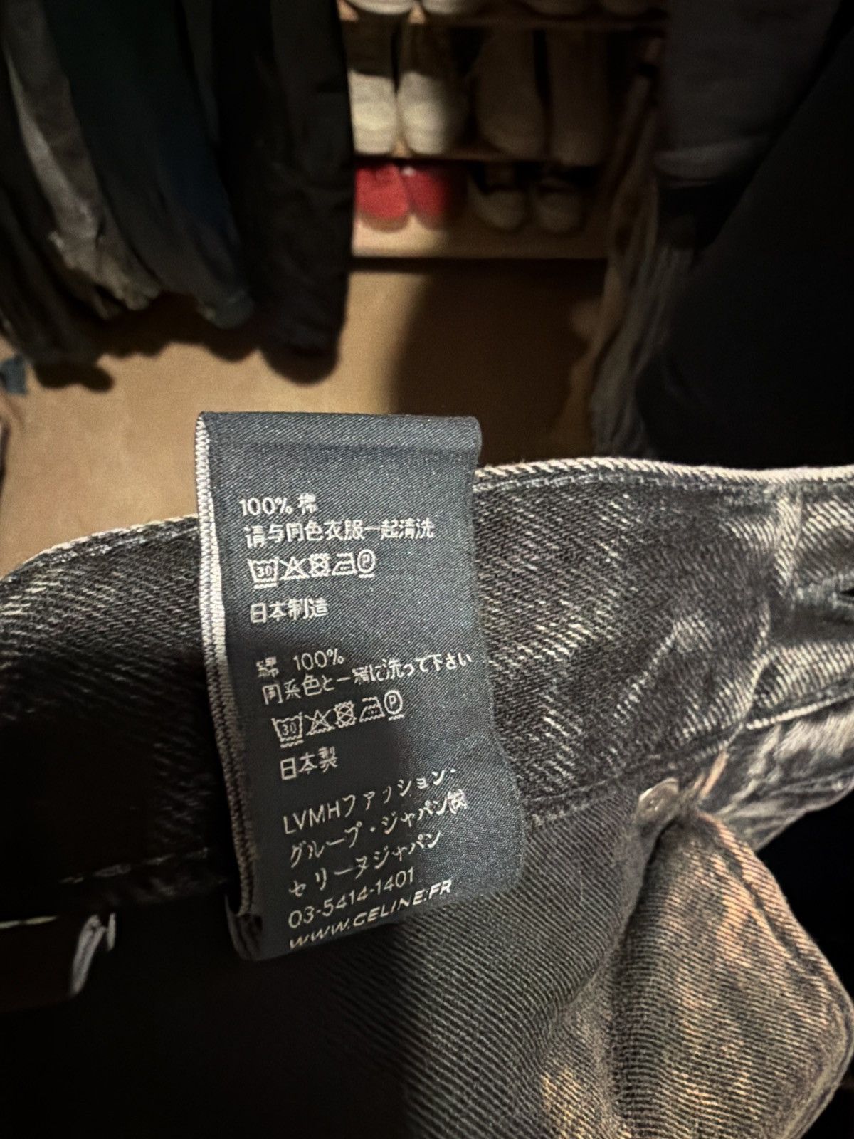 Celine Hedi Era Acid Wash Kurt Jeans Size US 30 / EU 46 - 5 Thumbnail