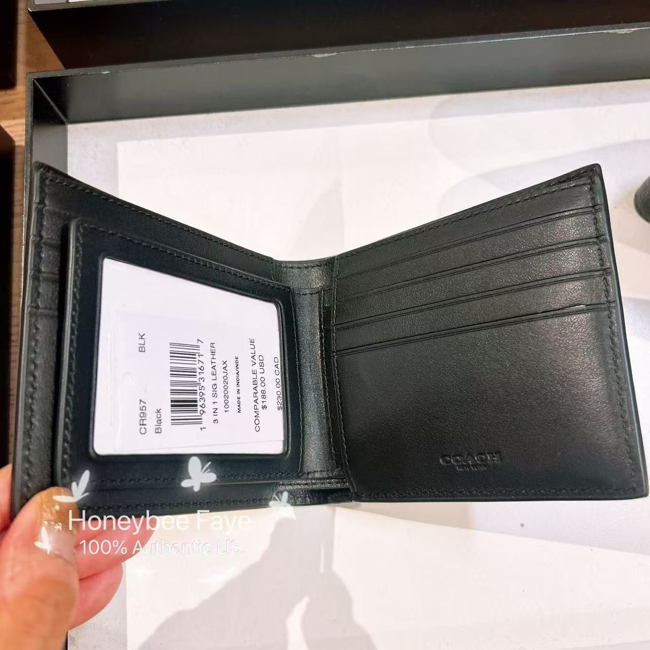 Coach 3 In 1 Wallet In Signature Leather CR957 Size ONE SIZE - 5 Thumbnail