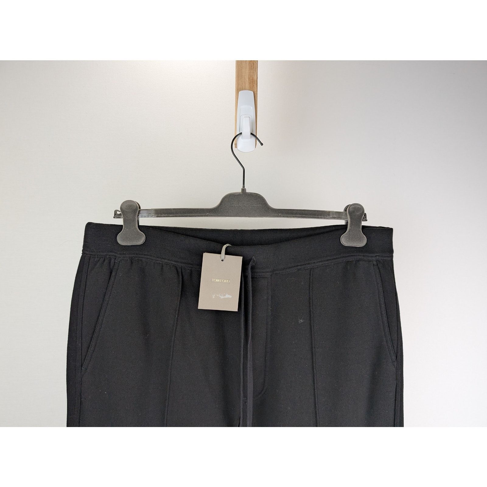 Tom Ford o1rshd1 Knitwear Trousers Sweatpants in Grey Melange Size US 40 / EU 56 - 2 Thumbnail