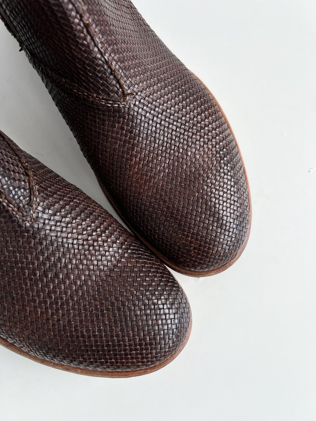 Officine Creative 🔥MOMA Woven Chelsea Leather Boots (Guidi , A1923 ) Size US 11 / EU 44 - 6 Thumbnail