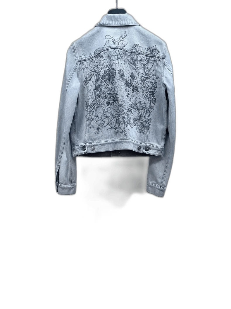 Dior Dior Animal Print Denim Jacket Size M / US 6-8 / IT 42-44 - 1 Thumbnail