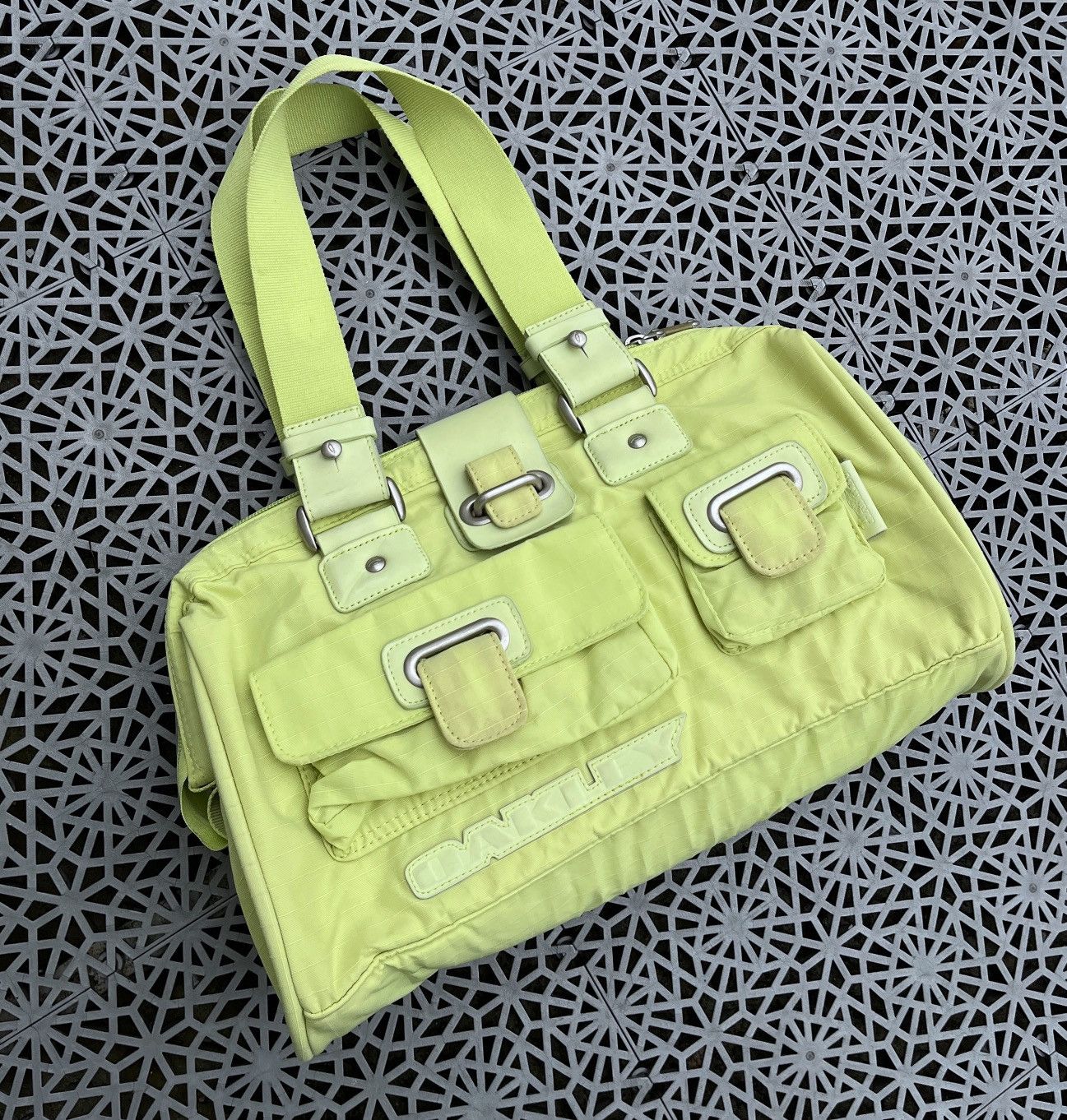 🔥 Rare Vintage OAKLEY Y2K Multi Pocket Cargo Bag Rave