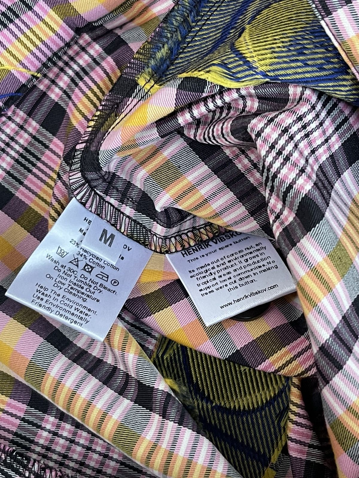 Henrik Vibskov !DS! AW22 Henrik Vibskov Orion Space Checks Casual Pants Size US 32 / EU 48 - 20 Thumbnail