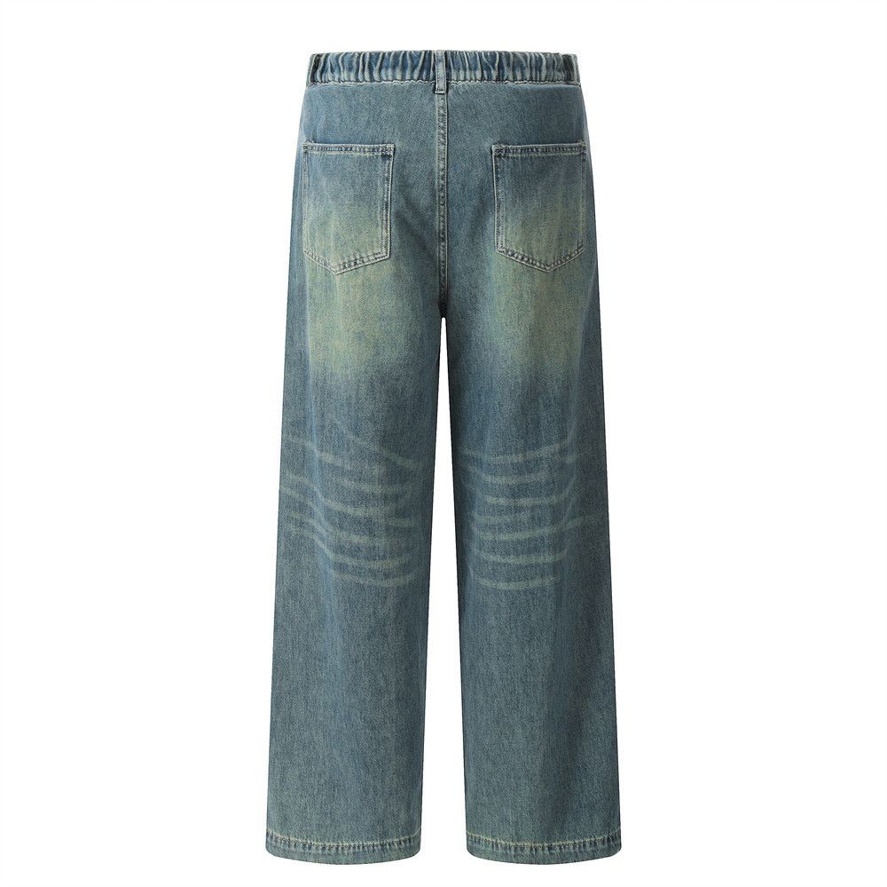 Japanese Brand × Jean American style retro casual straight washed gradient jeans Size US 32 / EU 48 - 3 Thumbnail