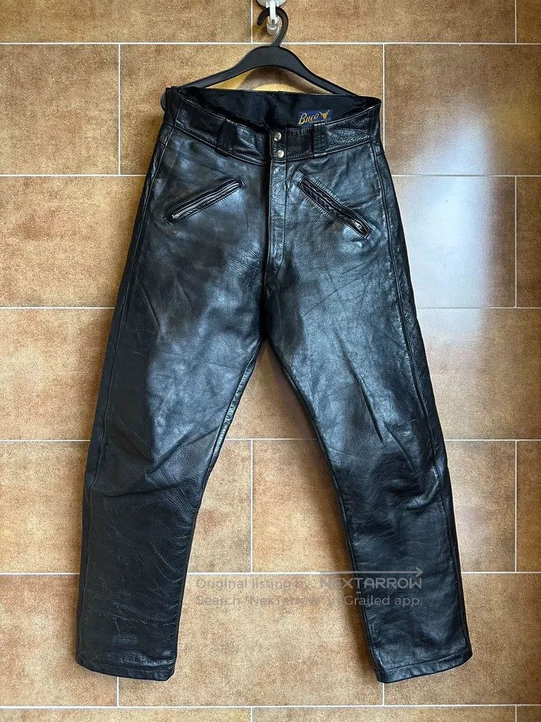 Buco Buco J99 Motorcycle Leather Pants Size US 32 / EU 48 - 1 Thumbnail