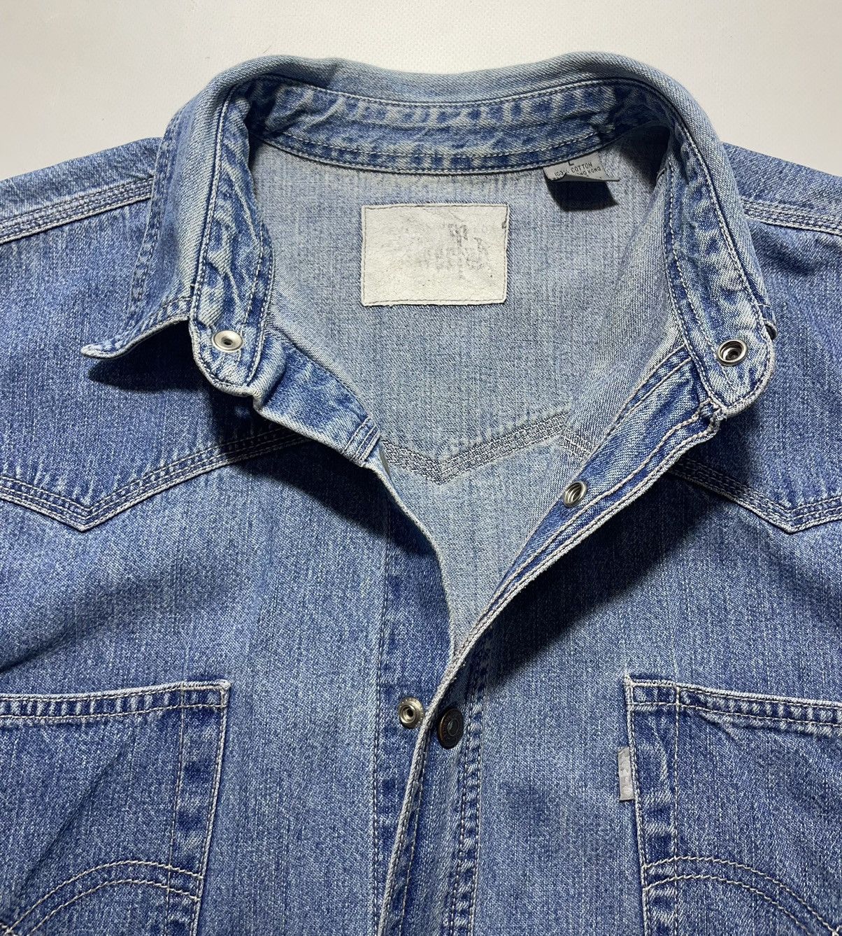 Levi's Vintage Levi’s Silver Tab Denim Munich Linedancer Shirt Size US L / EU 52-54 / 3 - 7 Thumbnail