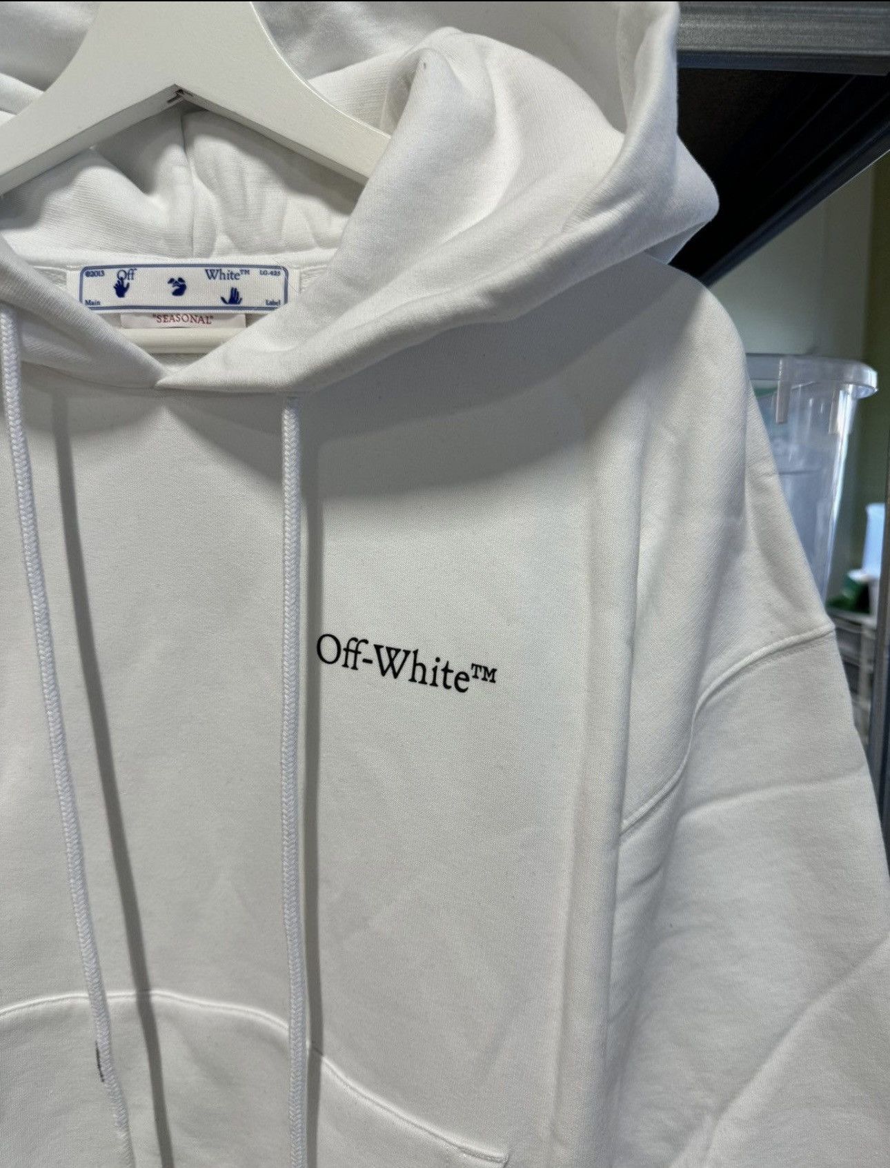 Off-White Off-White Caravaggio Crowning Hoodie NEW 800$ Size US L / EU 52-54 / 3 - 4 Thumbnail