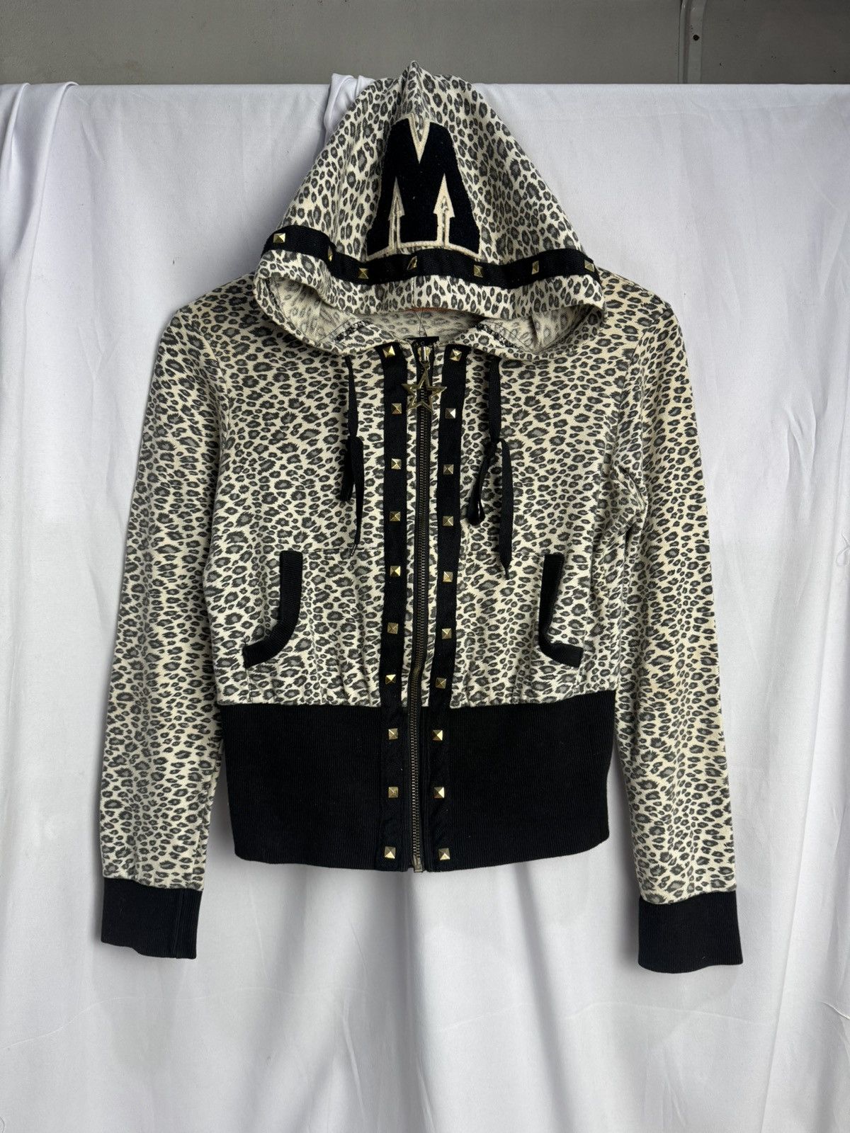 Hysteric Glamour Studded Croped Hoodie Y2K Styled Japanese Size US S / EU 44-46 / 1 - 1 Thumbnail