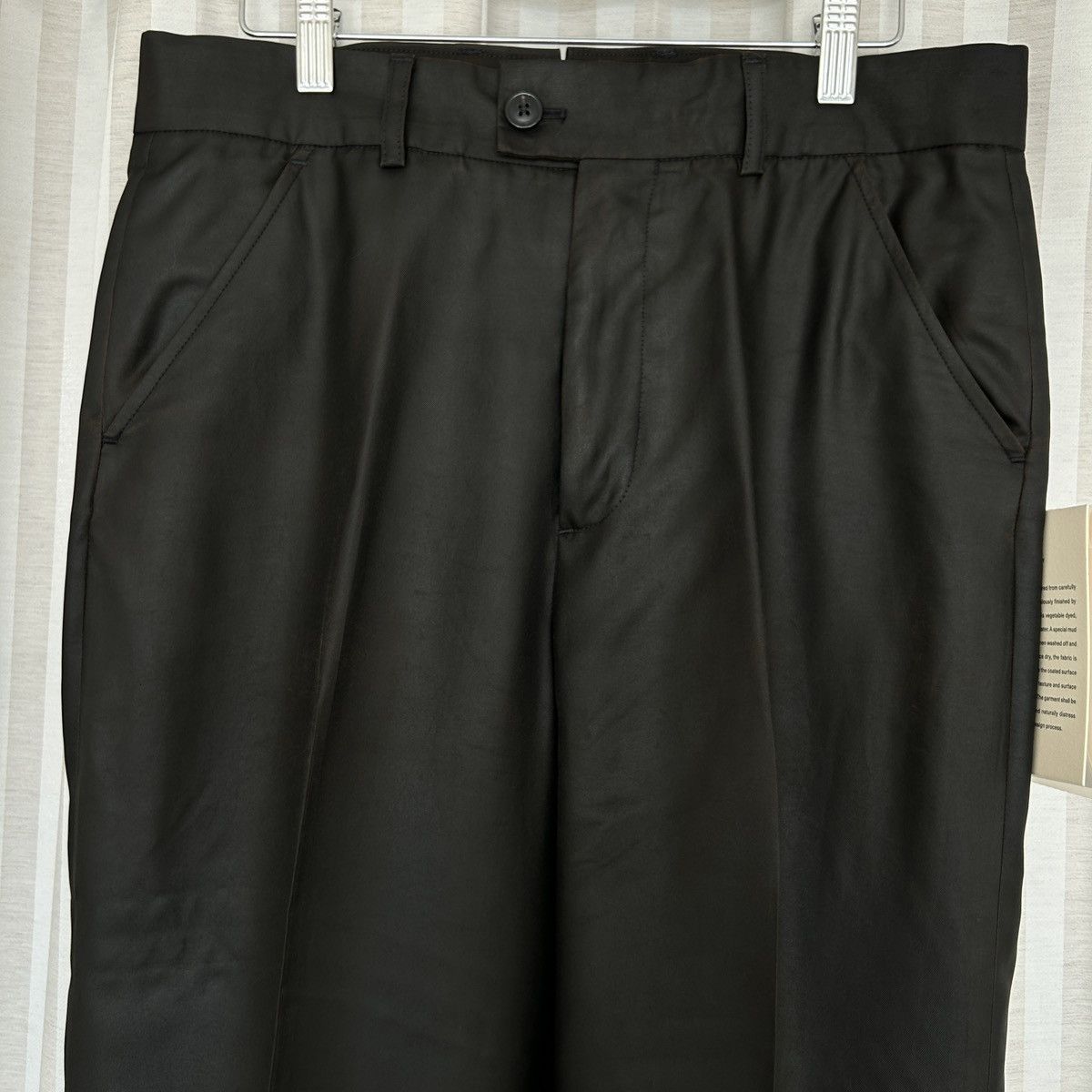 Our Legacy Our Legacy Mud dyed silk High Top Chino Trousers