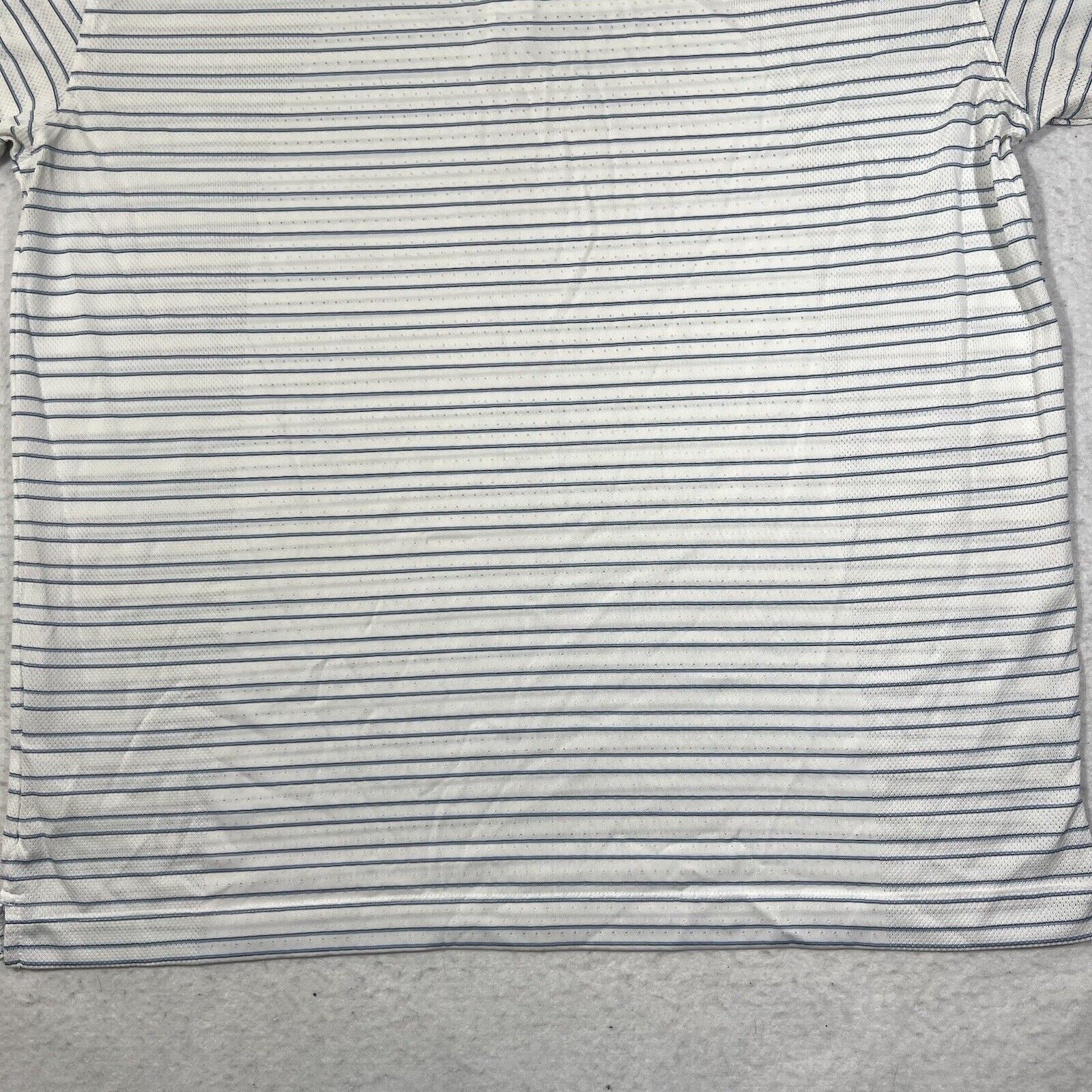Nike Nike Golf Dri Fit Short Sleeve Athletic Polo White Striped Size US XL / EU 56 / 4 - 12 Thumbnail