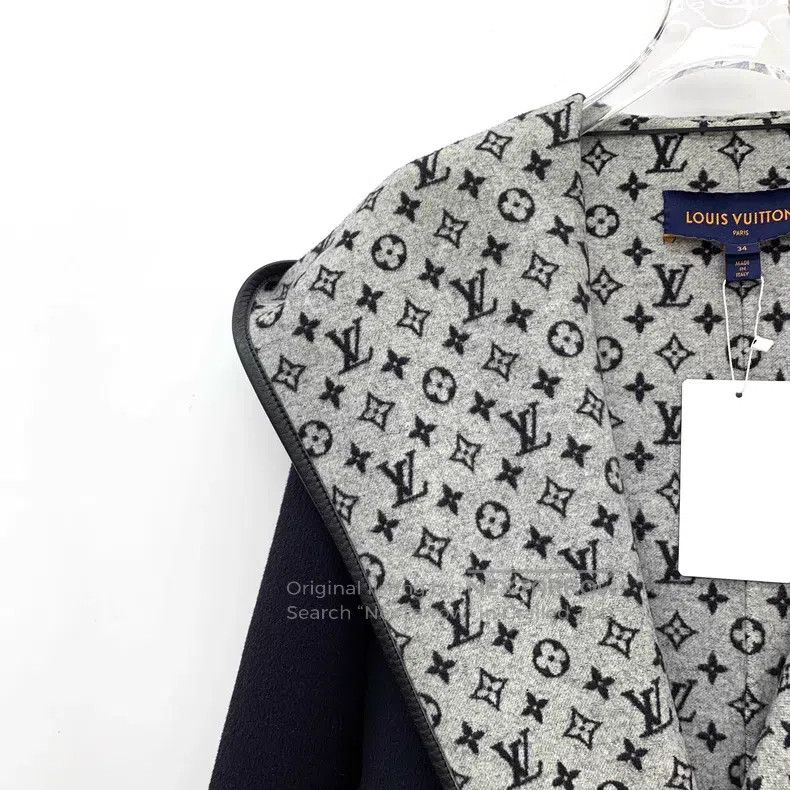 Louis Vuitton Louis Vuitton Black lining logo, full print, sheep wool ho Size XXS / US 00 / IT 34 - 3 Thumbnail