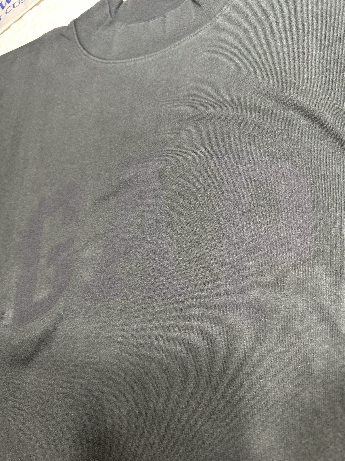 Balenciaga × Gap × Kanye West Yeezy Gap Black Crop Dove Tee/XL Size US XL / EU 56 / 4 - 3 Thumbnail
