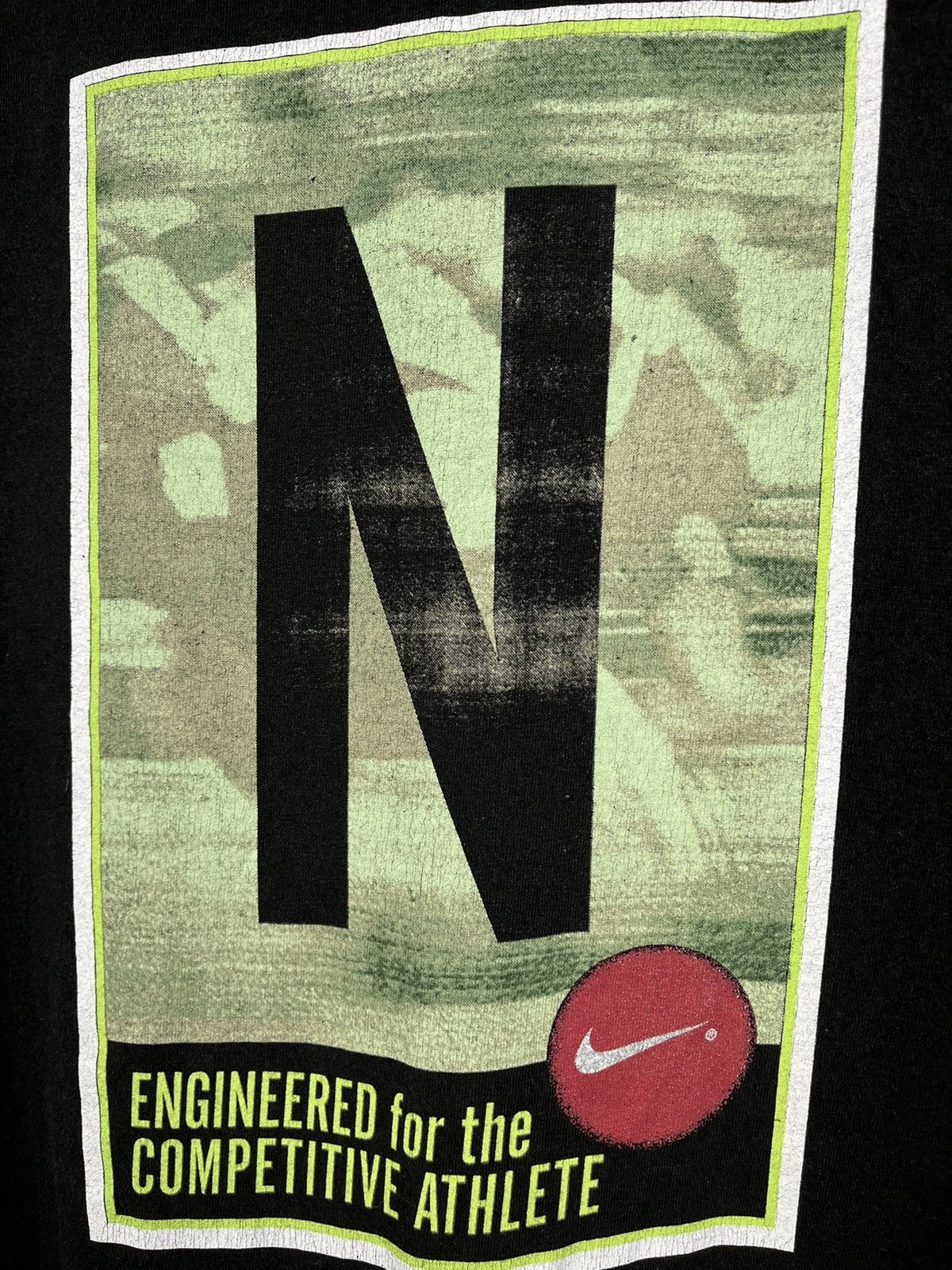 Nike Iconic Vintage Nike Engineered rare big logo tee 90’s Size US M / EU 48-50 / 2 - 4 Thumbnail