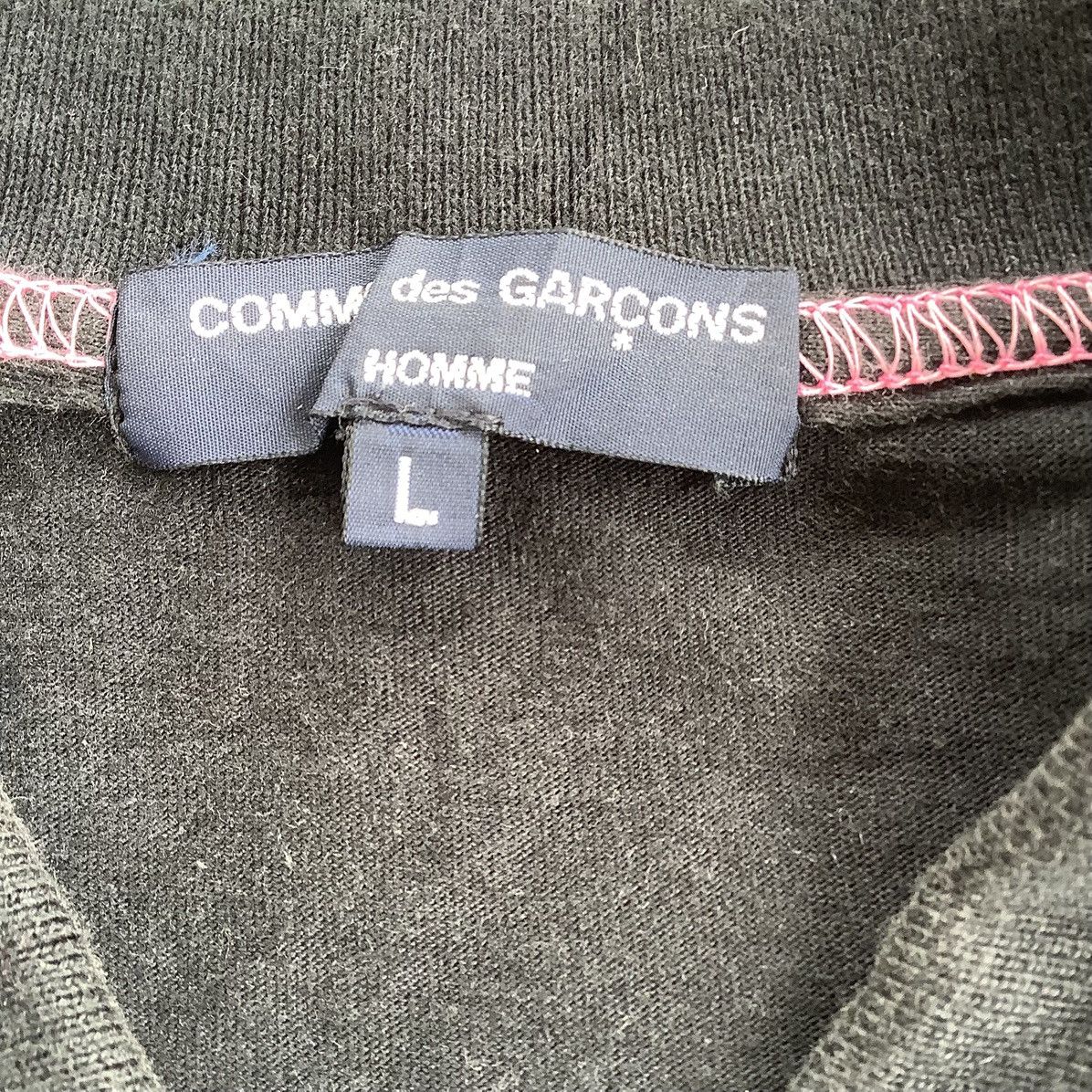 Comme des Garcons Vintage 2005 Plaid Polo Shirt Commes des Garcons Homme Size US L / EU 52-54 / 3 - 5 Thumbnail