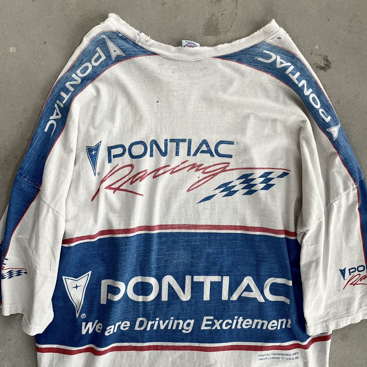 Vintage Pontiac Oversized Distressed T-Shirt Size US XL / EU 56 / 4 - 2 Thumbnail