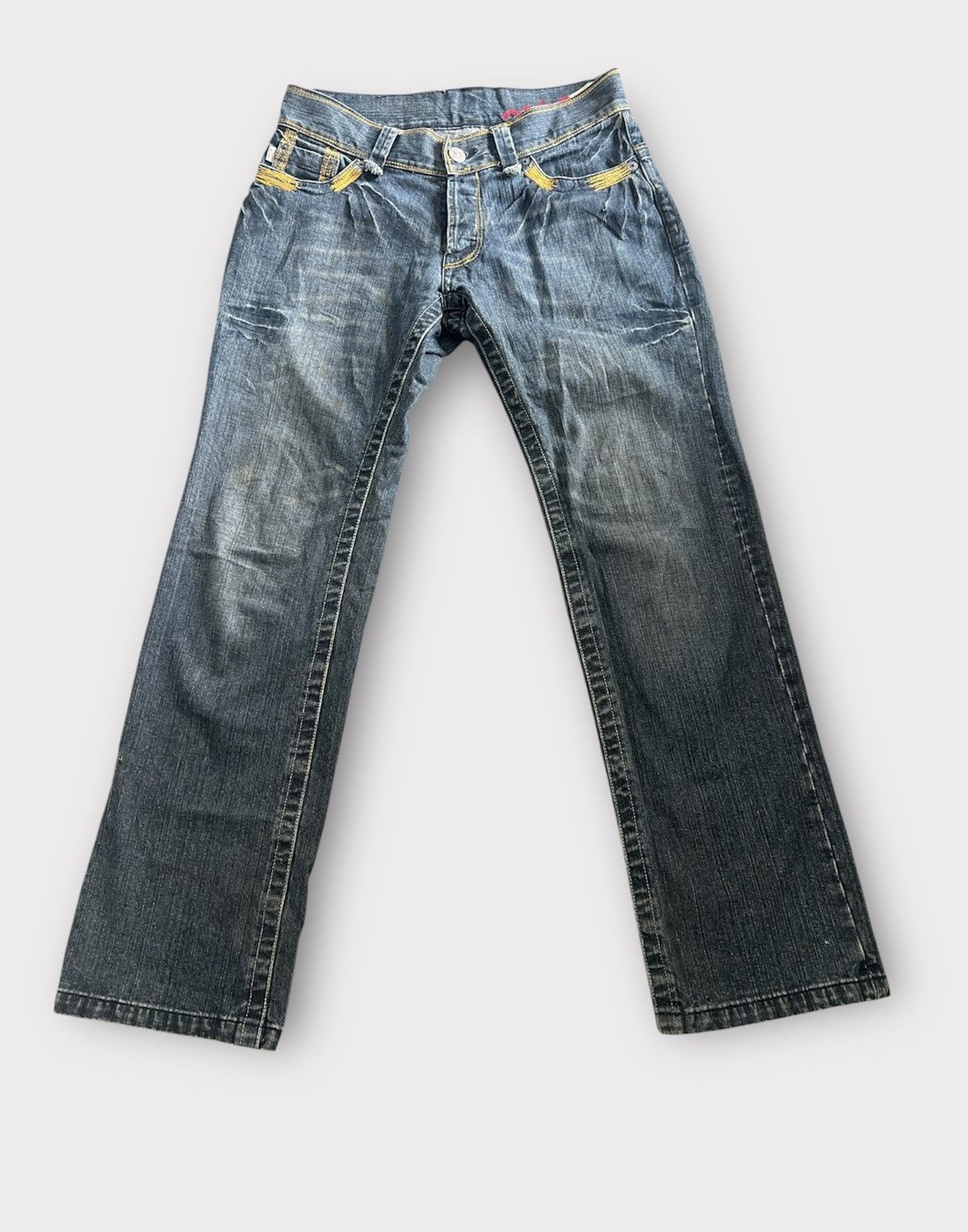 291295=Homme Vintage 291295 Homme Dyed Washed Flare Jeans Size US 34 / EU 50 - 2 Thumbnail