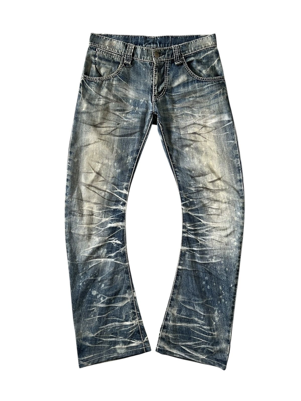 BUFFALO BOBS Buffalo Bobs Claw Mark Flare Denim Size US 32 / EU 48 - 1 Thumbnail