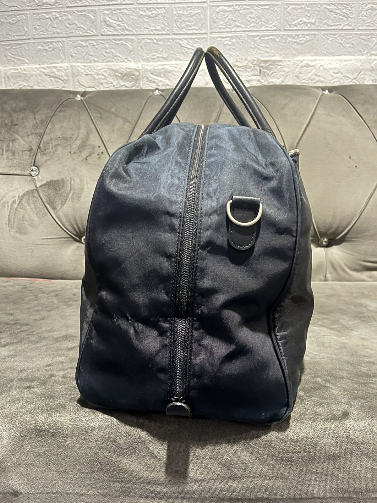 Burberry Authentic Burberry Golf Boston Bag Navy Logo Plate Size ONE SIZE - 4 Thumbnail