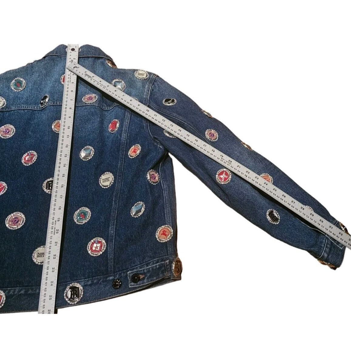 Burberry Bottle Cap Detail Denim Jacket Size US L / EU 52-54 / 3 - 4 Thumbnail