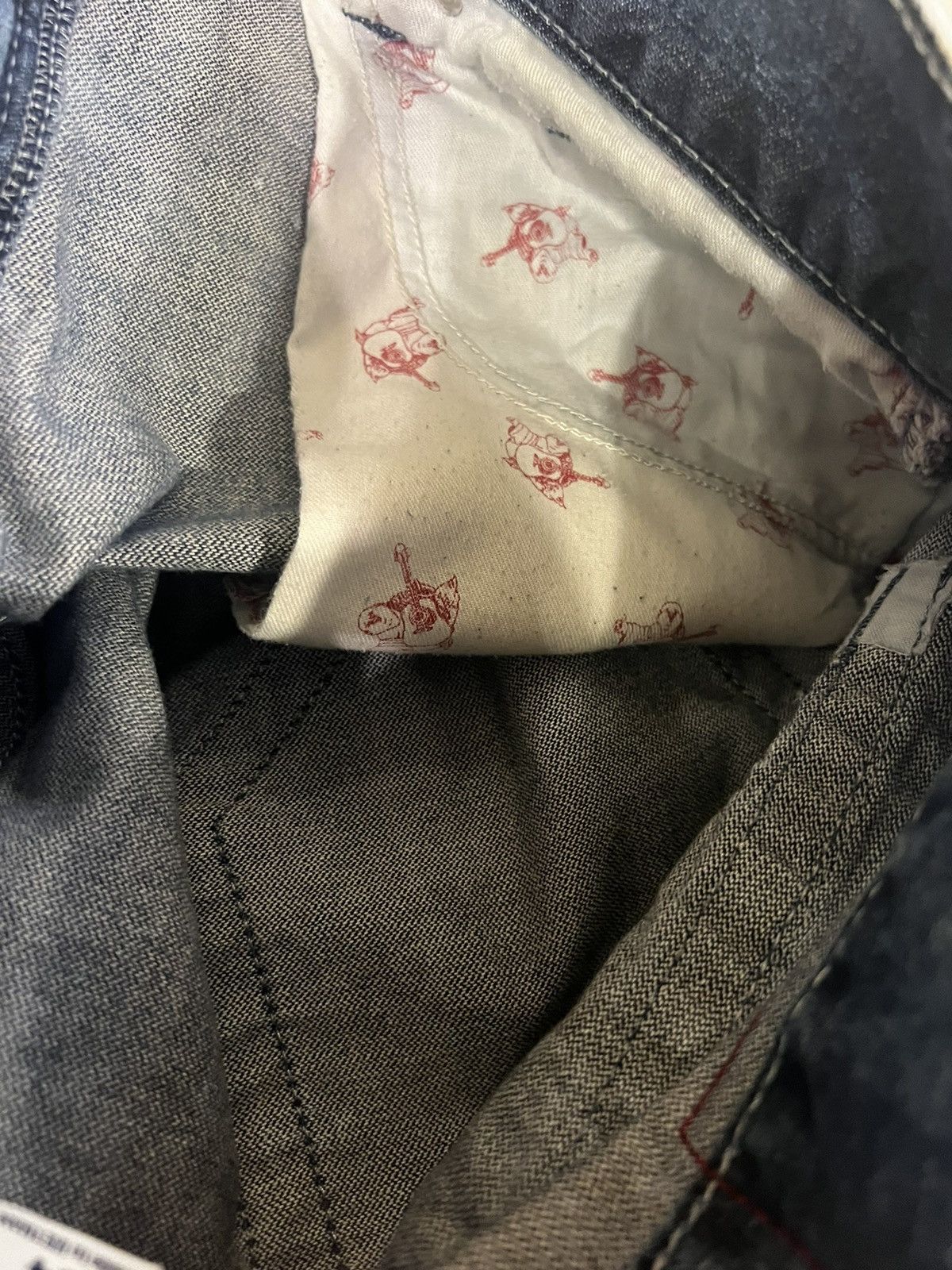 True Religion × Vintage Y2K Tue Religion Bootcut Jeans Size US 34 / EU 50 - 9 Thumbnail