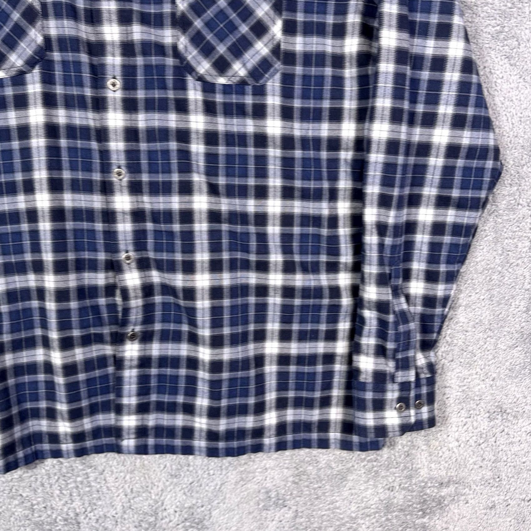 Vintage Kuhl Dillingr Flannel Shirt Men’s 2XL XXL Plaid Long Sleeve Outdoor Hike Blue Size US XXL / EU 58 / 5 - 3 Thumbnail