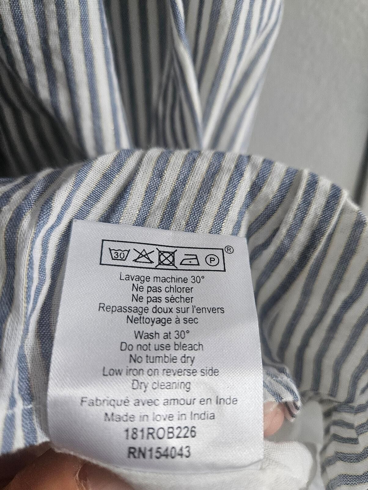 Other Sezane Size 38 Striped Ruffle Hem Spaghetti Strap Dress Size M / US 6-8 / IT 42-44 - 6 Thumbnail