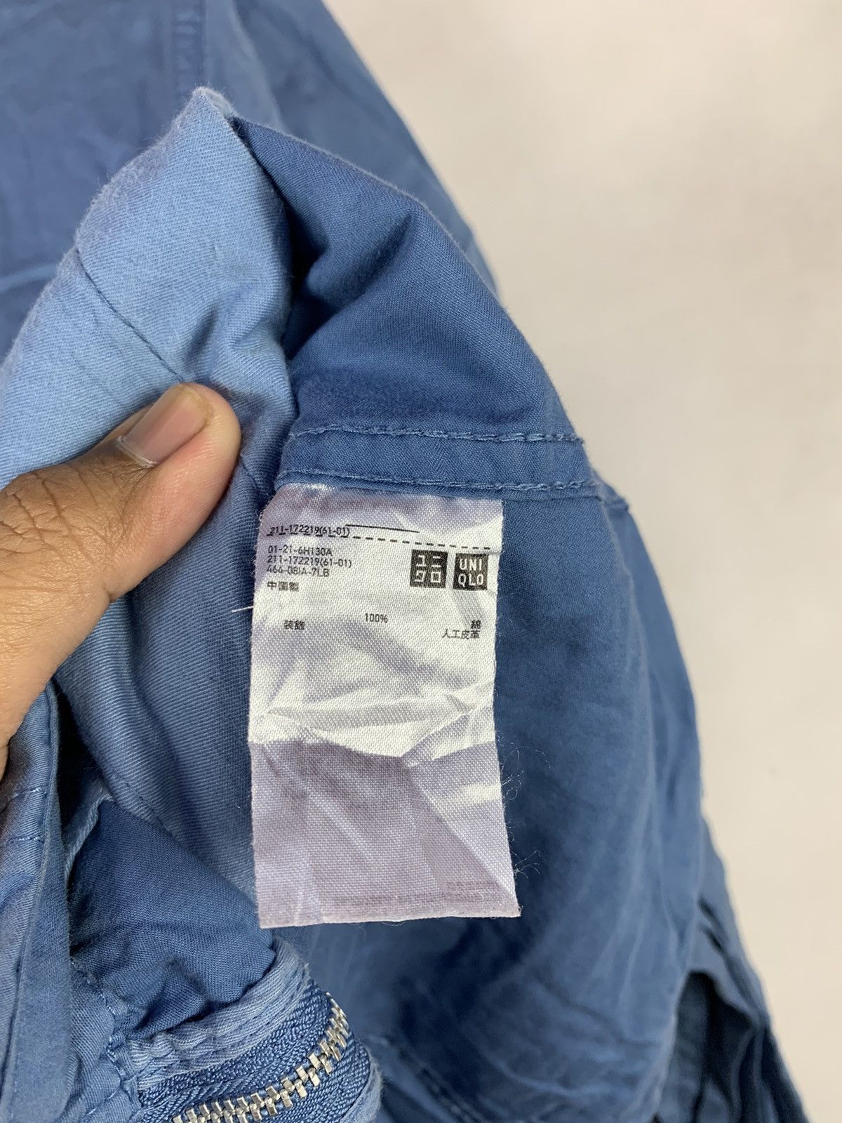 Japanese Brand Steals! Uniqlo Light Cotton Zipper Jacket Hoodie Size US S / EU 44-46 / 1 - 8 Thumbnail