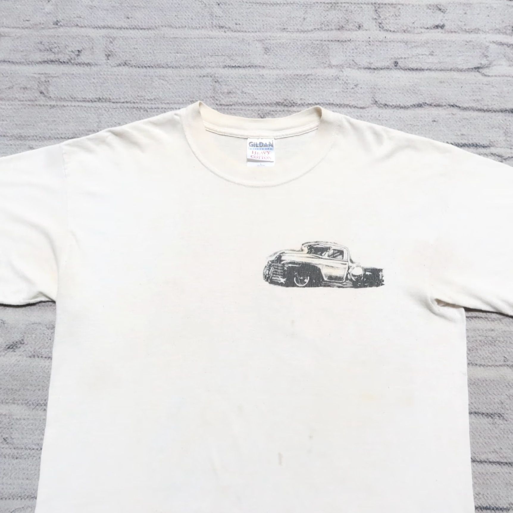 Vintage Vintage Crazy Azteca Shirt L Men White 90s Lowrider Cholo Shirt Size US L / EU 52-54 / 3 - 3 Thumbnail