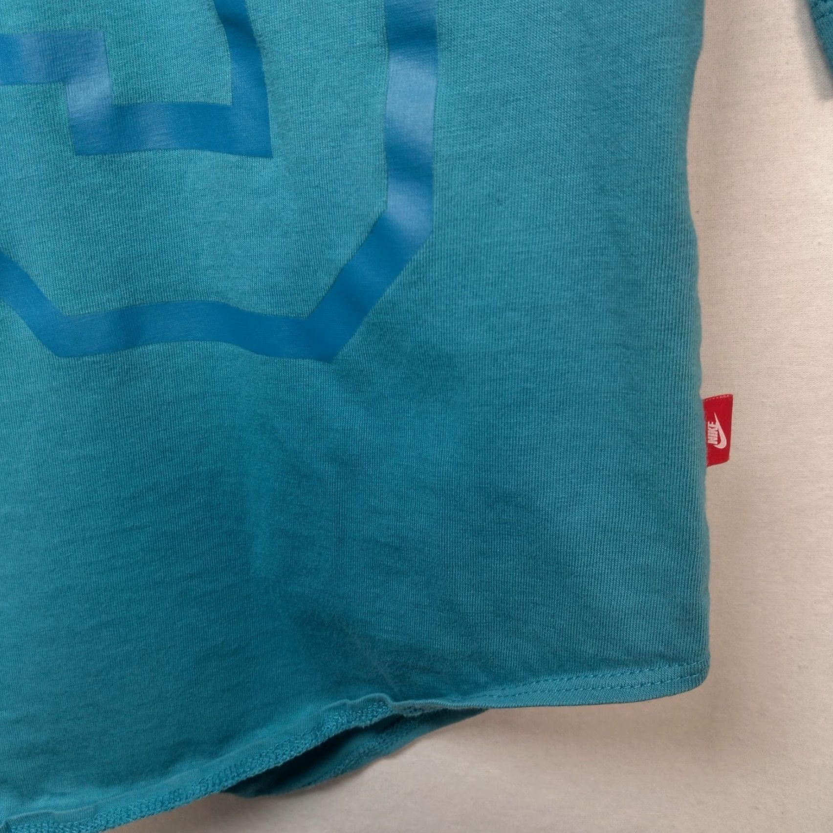 Nike VINTAGE Nike Just Do It Shirt Women S Blue 1995 Retro Knit Jersey Athletic Blokecore - Nike Just Do It - 3/4 Sleeve Crew Neck Pullover Regular Fit Size S / US 4 / IT 40 - 6 Thumbnail